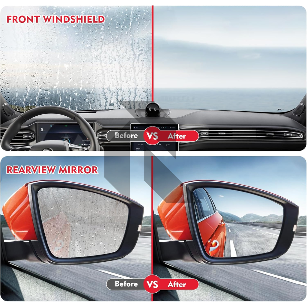 Automotive Oil Film Cleaning Brush – Car Glass Oil Film Remover for Windshield & Window