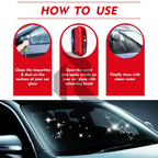 Automotive Oil Film Cleaning Brush – Car Glass Oil Film Remover for Windshield & Window