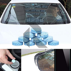 Car Windshield Glass Concentrated Washer Tablets – 20 Pieces | Effervescent Windshield Cleaning