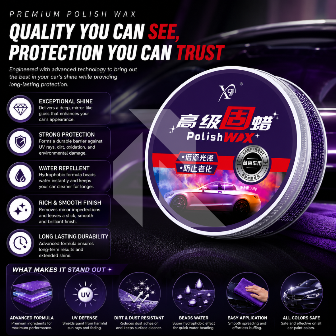 Premium Hard Polish Wax 150g – High Gloss Car Wax & Long-Lasting Paint Protection