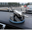 Airplane Solar Power Car Dashboard Air Freshener – 360° Rotating Propeller Fragrance Decor