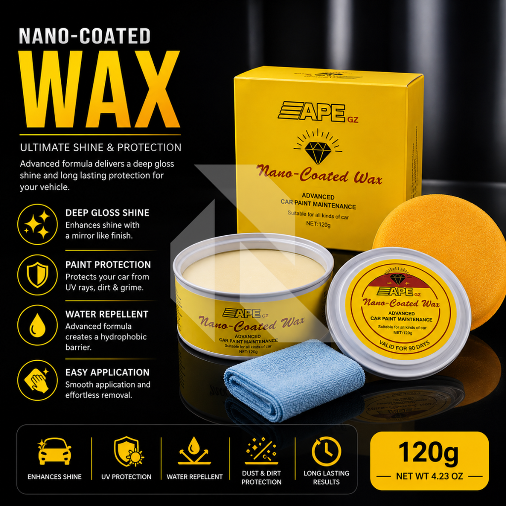 APE Nano-Coated Wax 120g – Advanced Car Paint Protection & High Gloss Wax