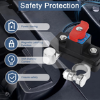 Car Battery Disconnect Switch Manual Automatic Circuit Breaker Anti-Power Off Leakage Protector