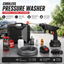 Portable Cordless High Pressure Car Washer with Dual 21V Batteries – Wireless Power Washer with Free 100ML Shampoo