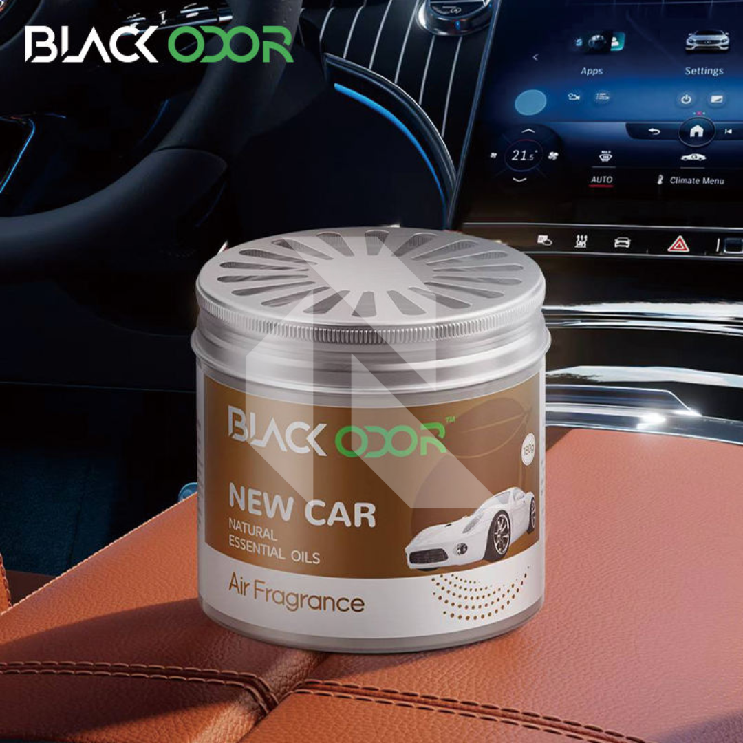 Black Odor BO-03B Car Air Freshener – Natural Essential Oils Long Lasting Car Perfume