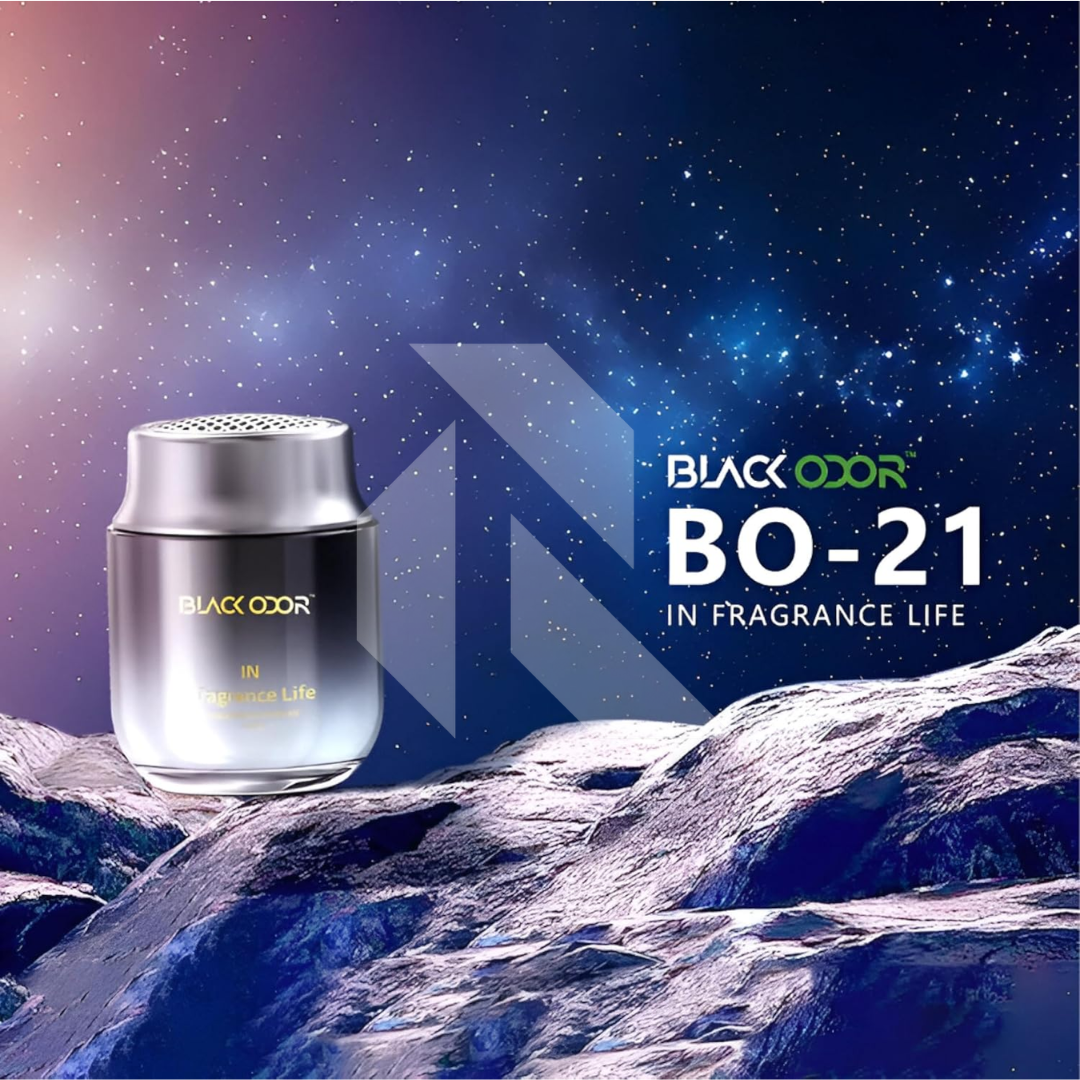 Black Odor BO-21 Car Air Freshener Gel 120G – Long Lasting Car Perfume with Natural Essential Oils