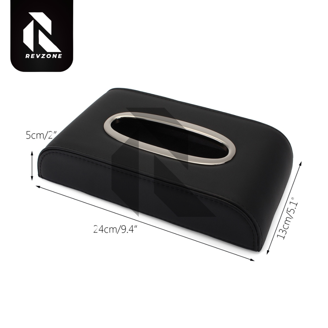 Universal Black Car Tissue Box – High Quality Leather Tissue Box