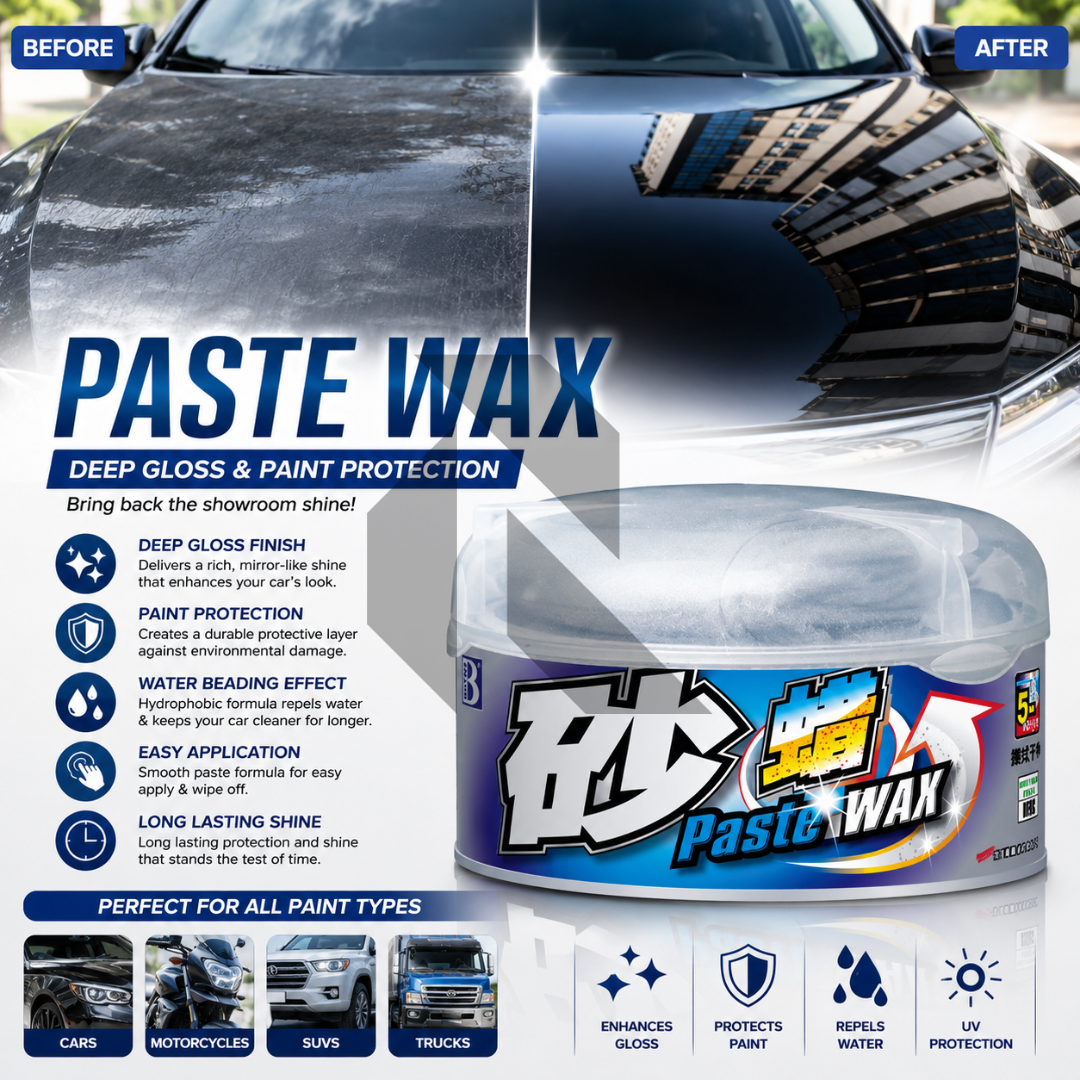 Botny Paste Wax 250g – High Gloss Car Polish & Long-Lasting Paint Protection Wax