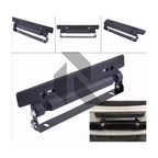 Universal Adjustable Car Number License Plate Frame Holder – Carbon Fiber Style Mount Bracket