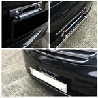 Universal Adjustable Car Number License Plate Frame Holder – Carbon Fiber Style Mount Bracket