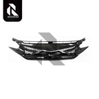 Honda Civic X Front Grill Batman Style Black Model 2016-2021