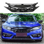 Honda Civic X Front Grill Batman Style Black Model 2016-2021