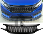 Honda Civic Piano Black Mesh Front Grill 2016-2021