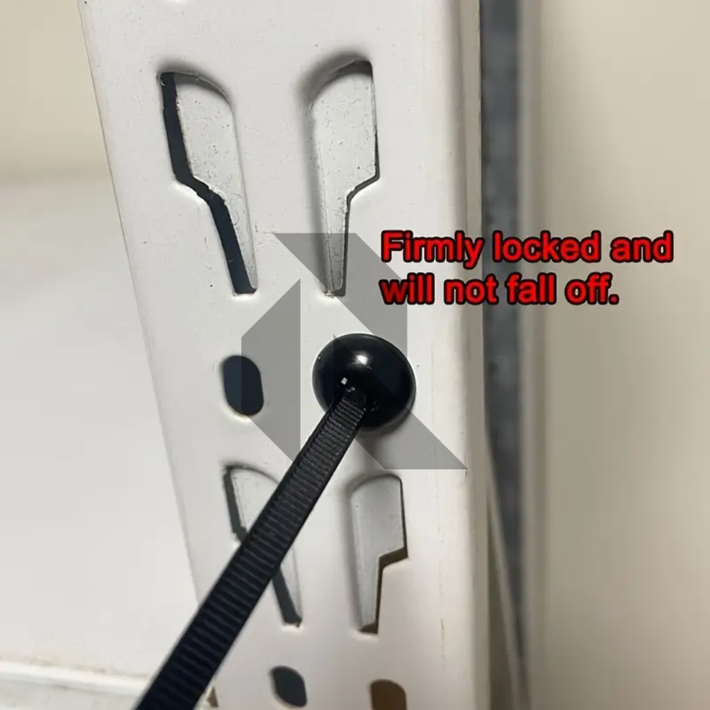 Universal Cable Tie Clips – Heavy Duty Nylon Push Mount Fasteners