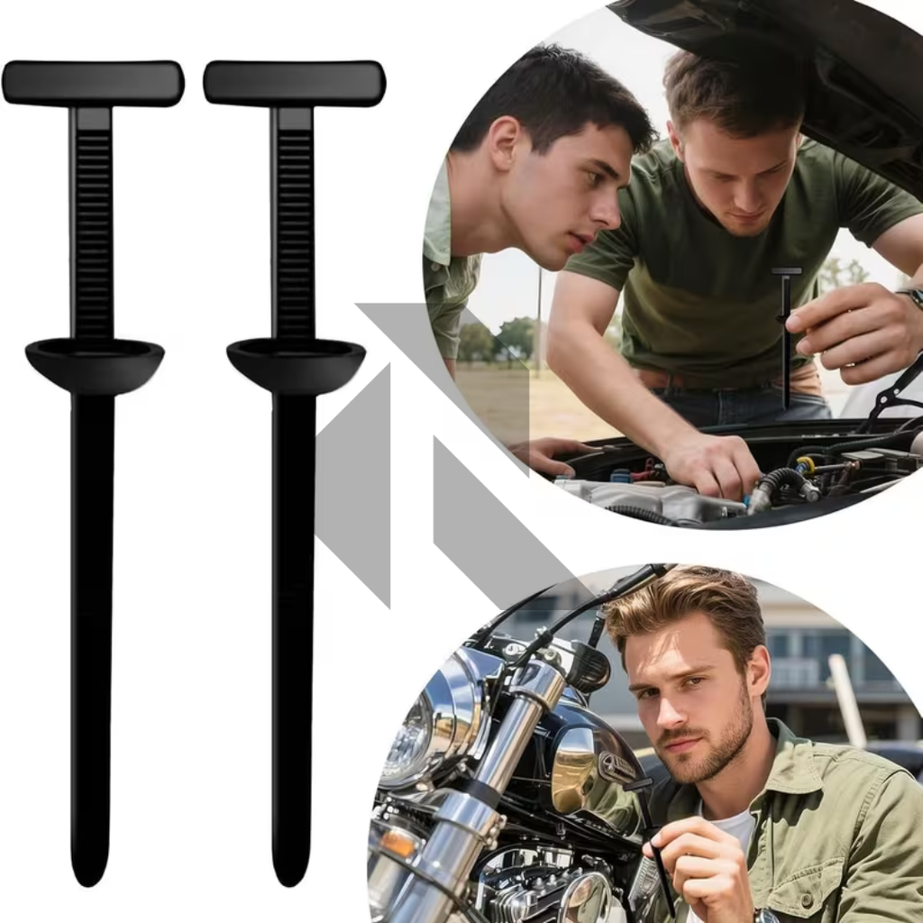 Universal Cable Tie Clips – Heavy Duty Nylon Push Mount Fasteners