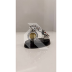 Leopard Coin Solar Car Dashboard Air Freshener – Coin 360° Rotating Decorative Fragrance
