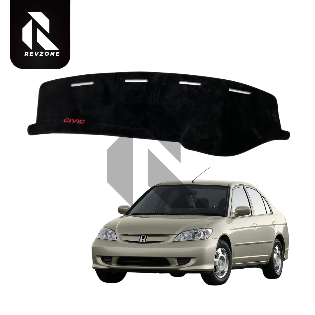 Velvet Dashboard Cover for Honda Civic 2001-2005 – Non-Slip Heat Proof Dashboard Mat Main image