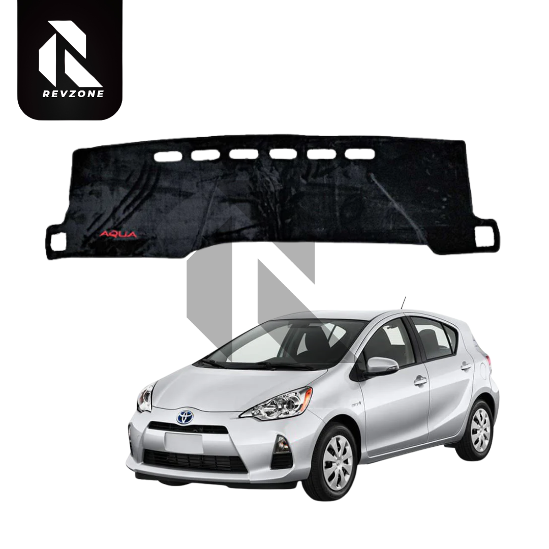 Velvet Dashboard Cover for Toyota Aqua 2012-2020 – Non-Slip Heat Proof Dashboard Mat Main image