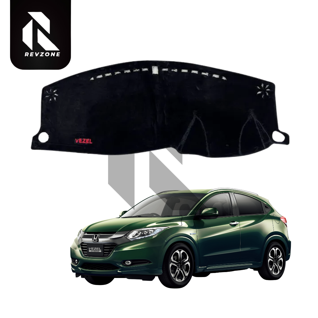 Velvet Dashboard Cover for Honda Vezel 2013-2021 – Non-Slip Heat Proof Dashboard Mat Main image