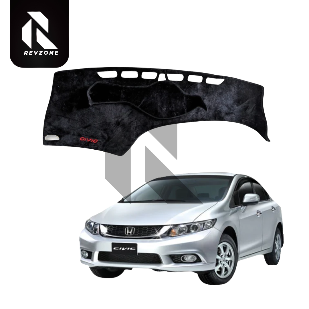 Velvet Dashboard Cover for Honda Civic 2013-2015 – Non-Slip Heat Proof Dashboard Mat Main image