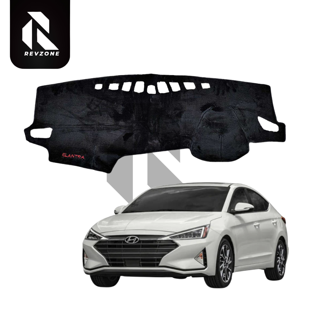 Velvet Dashboard Cover for Hyundai Elantra 2021-2024 – Non-Slip Heat Proof Dashboard Mat Main image
