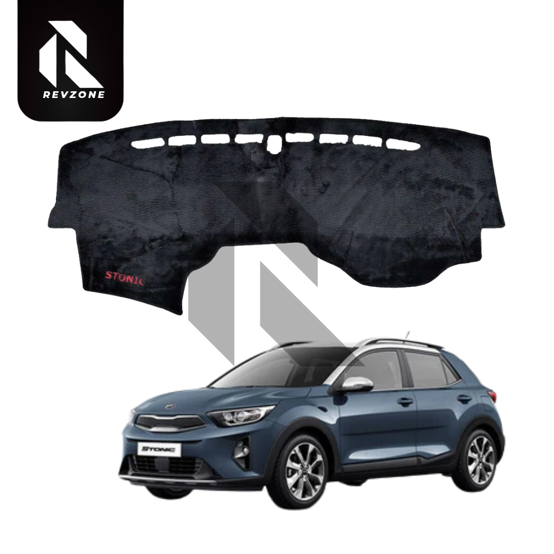 Velvet Dashboard Cover for Kia Stonic – Non-Slip Heat Proof Dashboard Mat