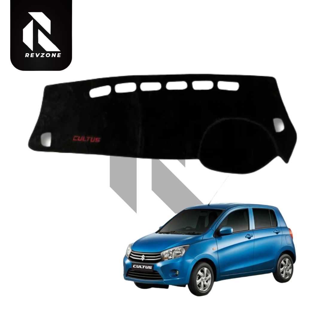 Velvet Dashboard Cover for Suzuki Cultus 2017-2025 – Non-Slip Heat Proof Dashboard Mat
