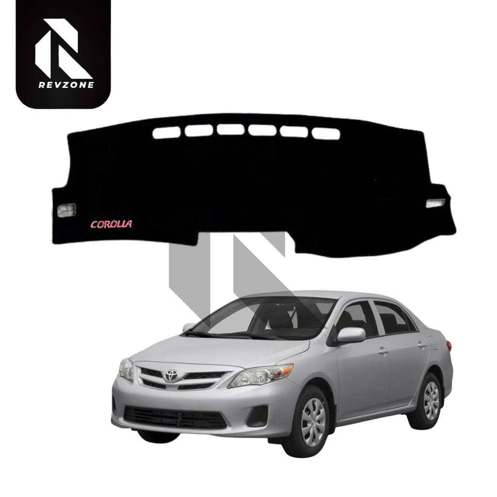 Velvet Dashboard Cover for Toyota Corolla 2009-2014 – Non-Slip Heat Proof Dashboard Mat