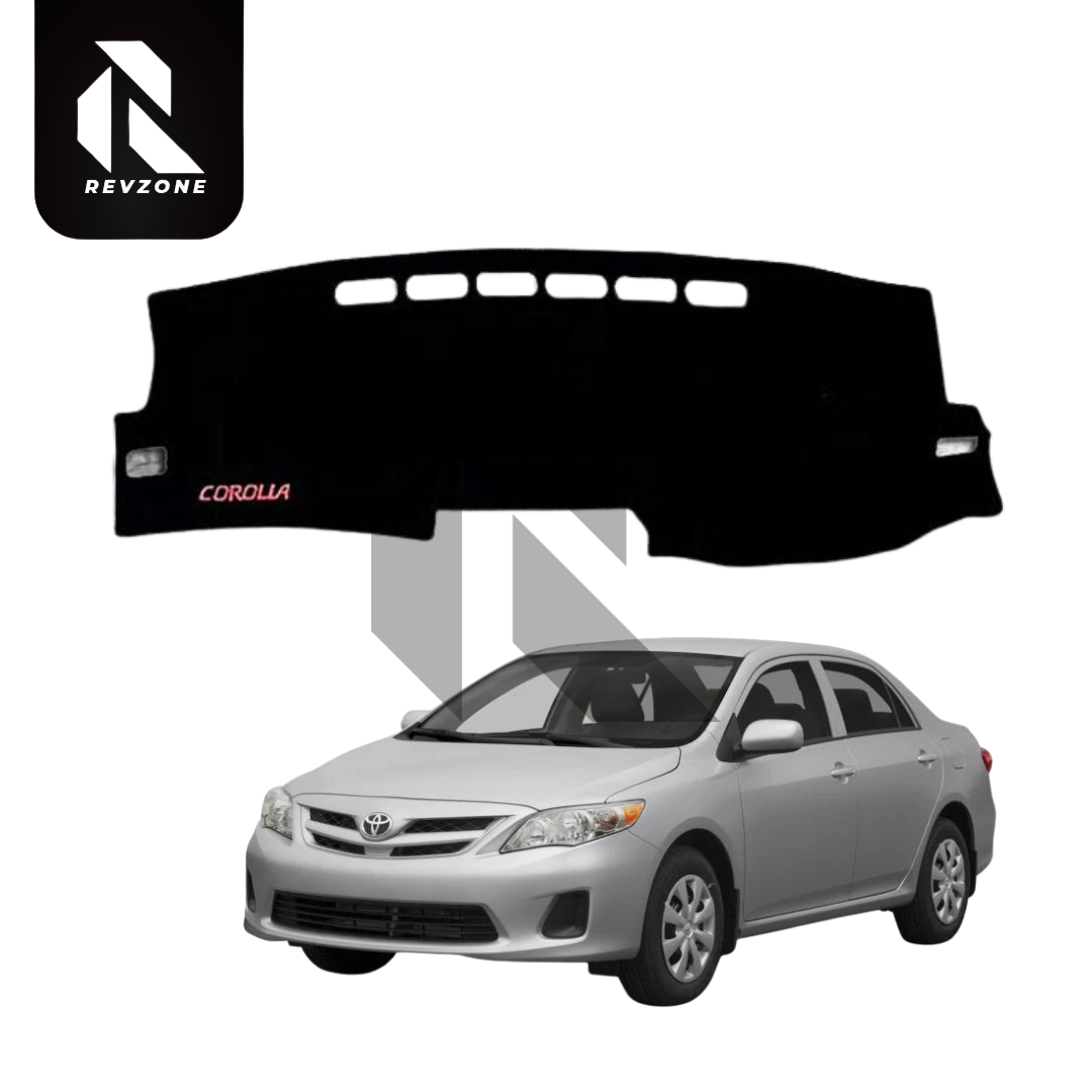 Velvet Dashboard Cover for Toyota Corolla 2009-2014 – Non-Slip Heat Proof Dashboard Mat