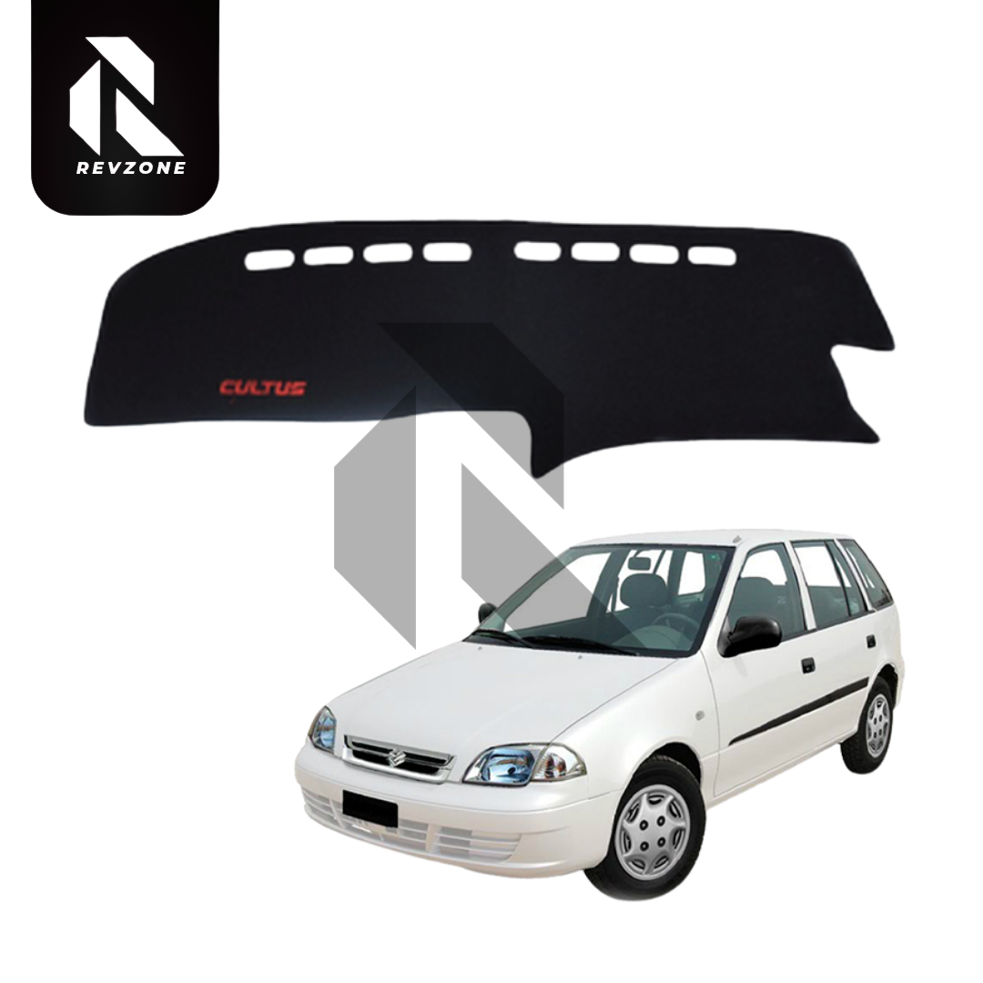 Velvet Dashboard Cover for Suzuki Cultus 2000-2017 – Non-Slip Heat Proof Dashboard Mat Main image