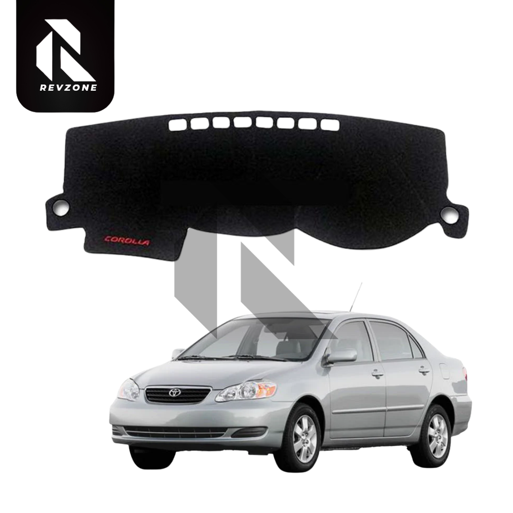 Velvet Dashboard Cover for Toyota Corolla 2002-2012 – Non-Slip Heat Proof Dashboard Mat