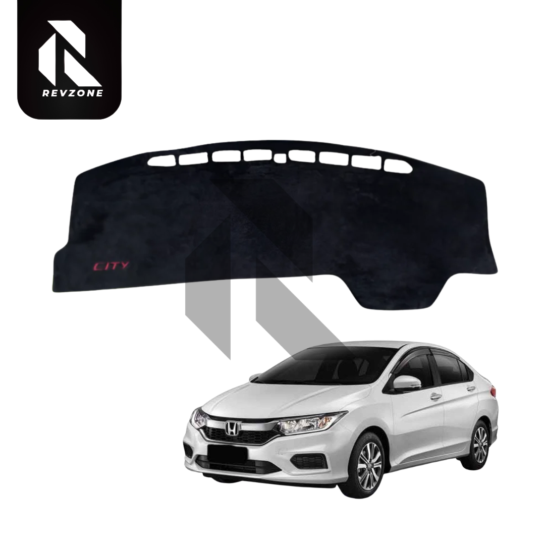 Velvet Dashboard Cover for Honda City 2022-2025 – Non-Slip Heat Proof Dashboard Mat