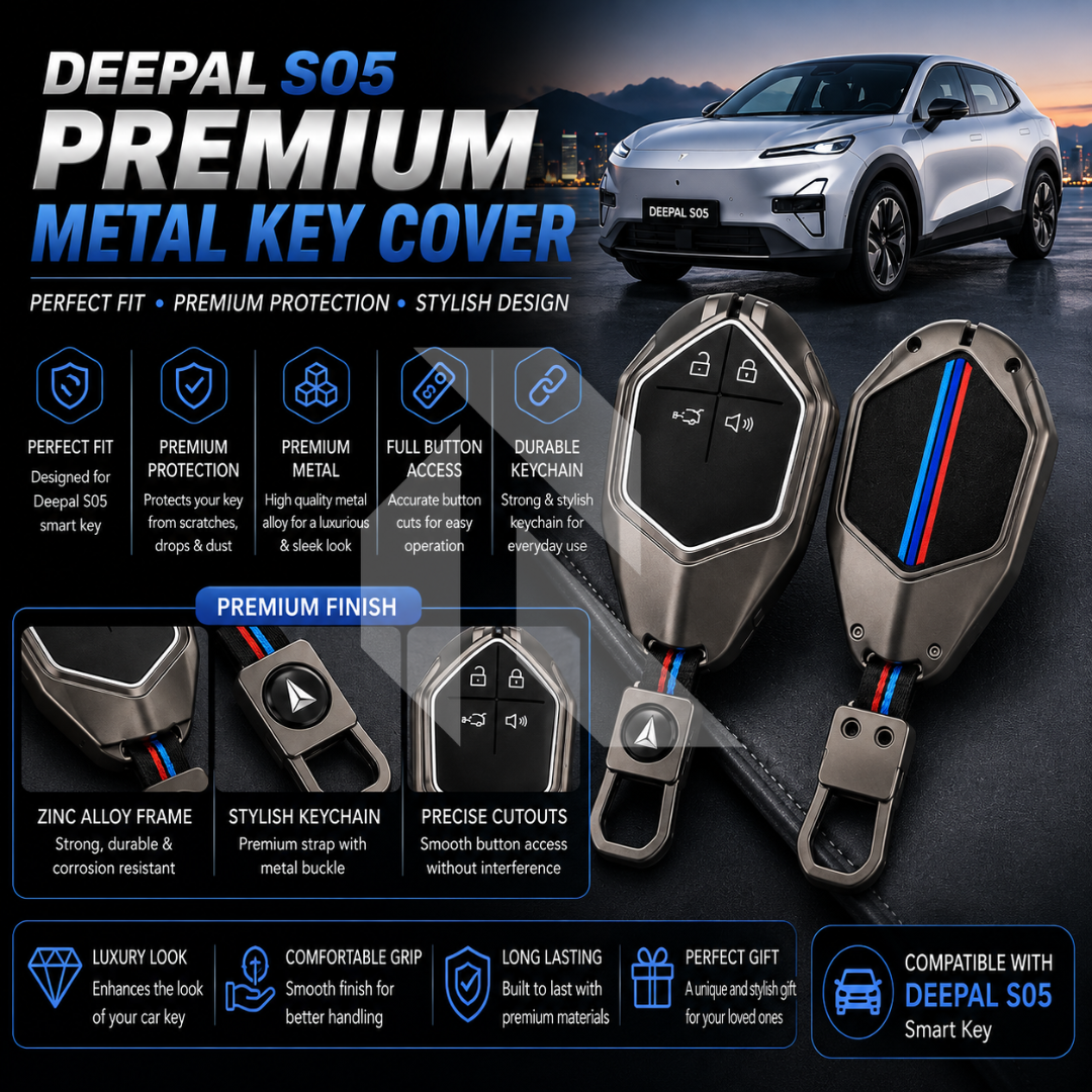 Deepal SO5 Metal Key Cover – Premium Protective Car Key Case