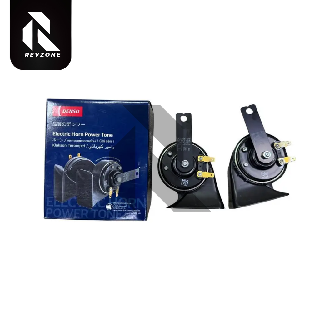DENSO Double Pin Electric Horn & Power Tone Trumpet 12V Set