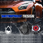Dynamic Devil Eye Car Headlights – 12V LED Projector Lights with Remote Control