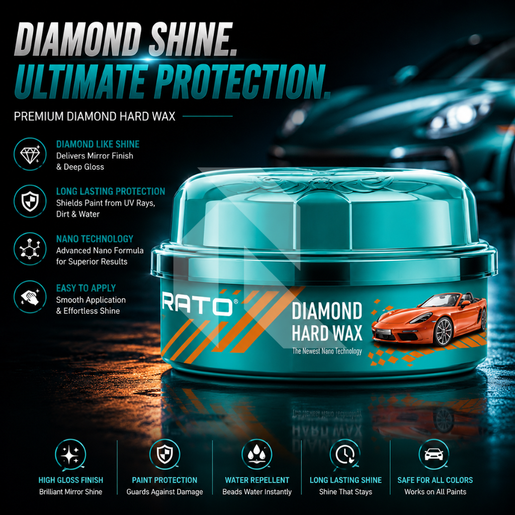 PRATO Diamond Hard Wax – Premium Paint Protection Wax for Deep Gloss & Long-Lasting Shine