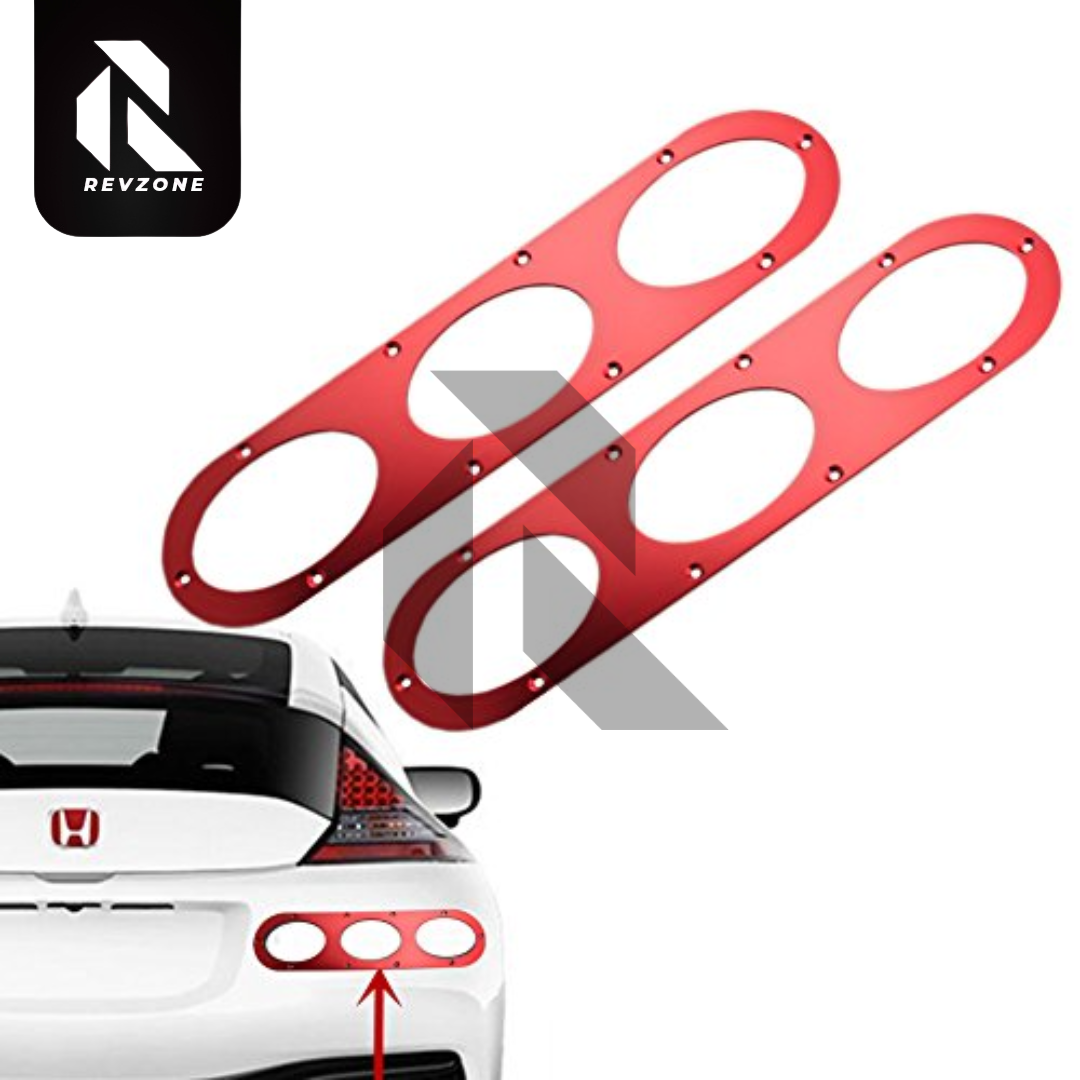 Universal Aluminum Rear Bumper Air Diversion Diffuser Panel (Pair)
