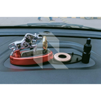 Bull With Dollar Mark Solar Car Dashboard Air Freshener – 360° Rotating Fragrance Decor
