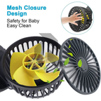 F410 Universal Powerful Cooling Fan 12V – Dual Head 360° Rotatable Car Dashboard Fan