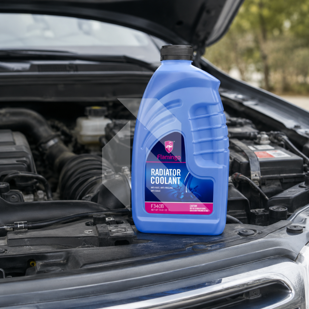 Flamingo Radiator Coolant Blue 1L – Ready to Use Engine Coolant
