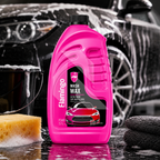 Flamingo Car Wash & Wax Shampoo 1L – High Foam pH Balanced Car Cleaning Shampoo with Wax Protection
