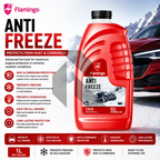 Flamingo Anti Freeze Red 1L – Ready to Use Engine Coolant & Radiator Antifreeze