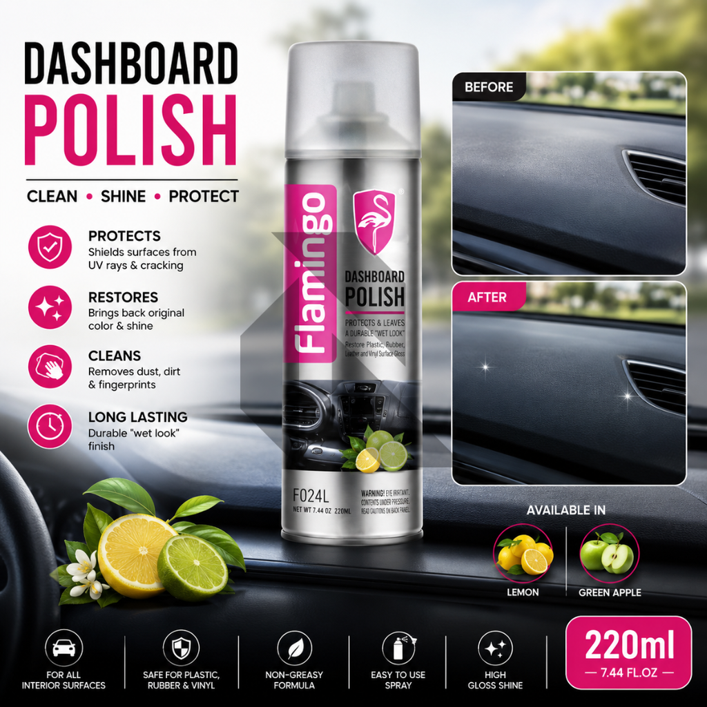 Flamingo Dashboard Polish 220ML