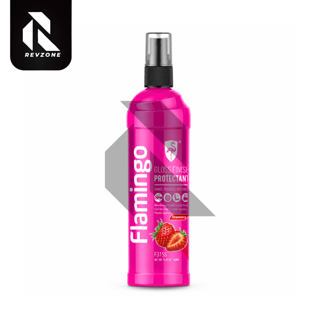Flamingo Gloss Finish Protectant Spray 315ml – Dashboard, Plastic, Vinyl & Rubber Interior Polish