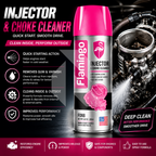 Flamingo Injector & Choke Cleaner 220ml – Carburetor, Throttle Body & Fuel System Cleaner Spray