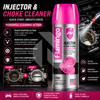 Flamingo Injector & Choke Cleaner 220ml – Carburetor, Throttle Body & Fuel System Cleaner Spray