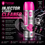 Flamingo Injector & Choke Cleaner 220ml – Carburetor, Throttle Body & Fuel System Cleaner Spray