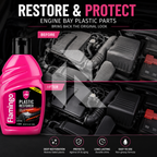 Flamingo Plastic Restorer 300ML – Trim & Plastic Restorer for Exterior Black Plastic & Rubber