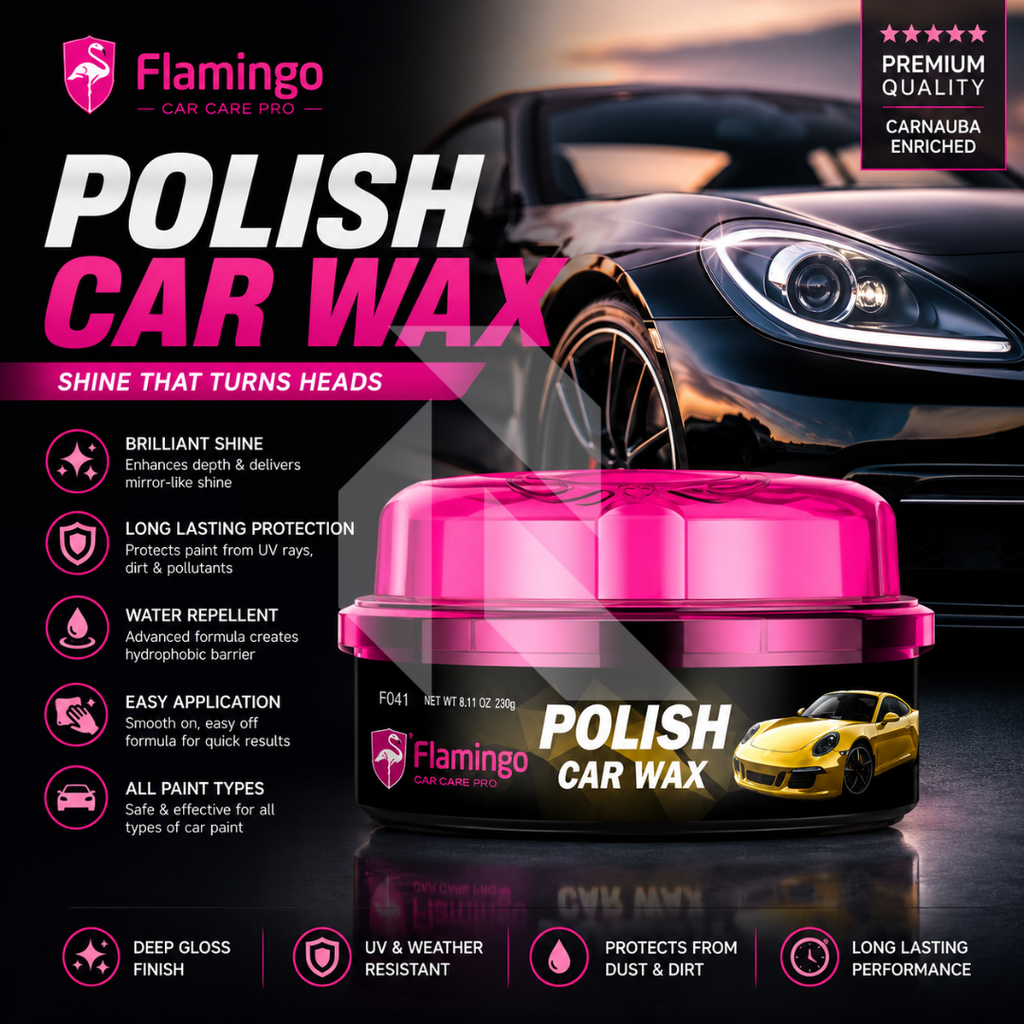 Flamingo Polish Car Wax 230g