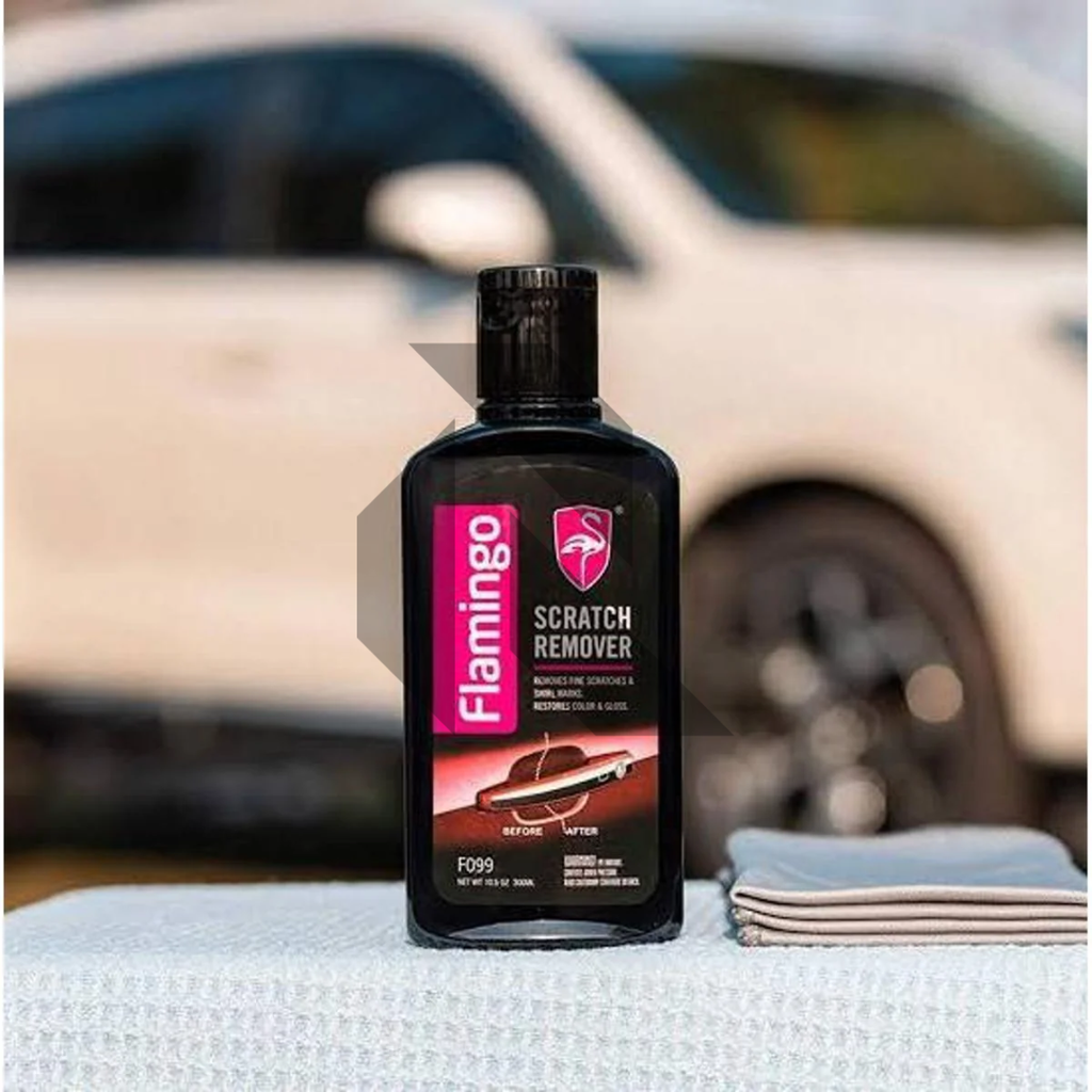 Flamingo Scratch Remover 300ml – Car Paint Scratch, Swirl Mark & Water Spot Remover Polish